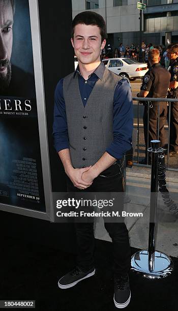 Actor Dylan Minnette attends the premiere of Warner Bros. Pictures' "Prisoners" at the Academy of Motion Picture Arts and Sciences on September 12,...