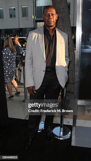 Actor Dennis Haysbert attends the premiere of Warner Bros. Pictures' "Prisoners" at the Academy of Motion Picture Arts and Sciences on September 12,...