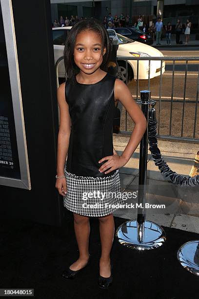 Actress Kyla-Drew Simmons attends the premiere of Warner Bros. Pictures' "Prisoners" at the Academy of Motion Picture Arts and Sciences on September...