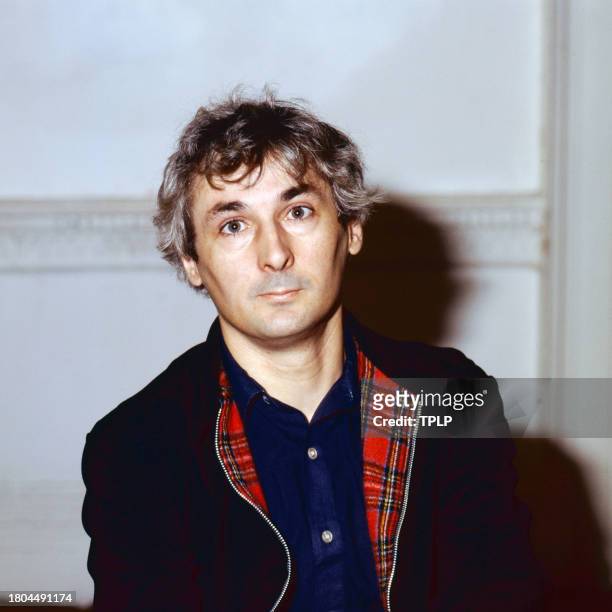 Portrait of English journalist and editor Andrew Lumsden , London, England, October 5, 1982.