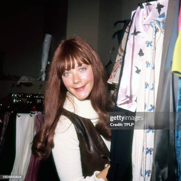 Portrait of Canadian actress and Pop singer Linda Thorson, London, England, October 6, 1971.