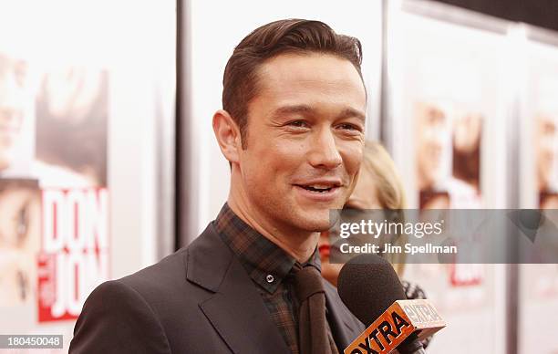 Actor/director Joseph Gordon-Levitt attends "Don Jon" New York Premiere at SVA Theater on September 12, 2013 in New York City.