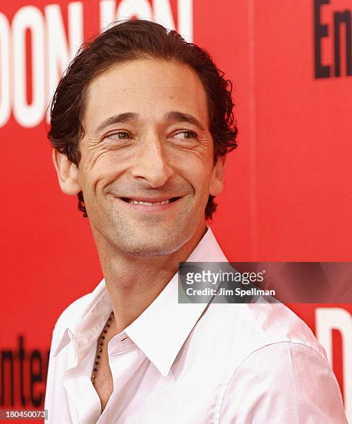Actor Adrien Brody attends "Don Jon" New York Premiere at SVA Theater on September 12, 2013 in New York City.