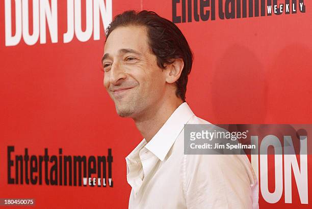 Actor Adrien Brody attends "Don Jon" New York Premiere at SVA Theater on September 12, 2013 in New York City.