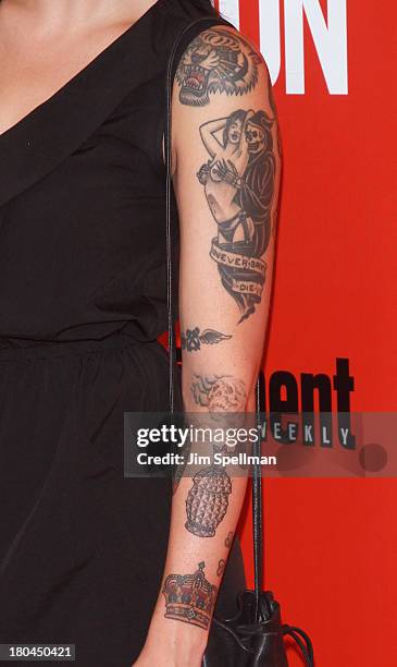 Vocalist Alexis Krauss attends "Don Jon" New York Premiere at SVA Theater on September 12, 2013 in New York City.