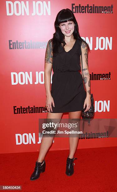 Vocalist Alexis Krauss attends "Don Jon" New York Premiere at SVA Theater on September 12, 2013 in New York City.