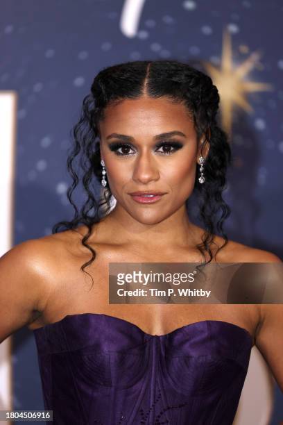 Ariana DeBose attends the "Wish" UK Premiere at Odeon Luxe Leicester Square on November 20, 2023 in London, England.