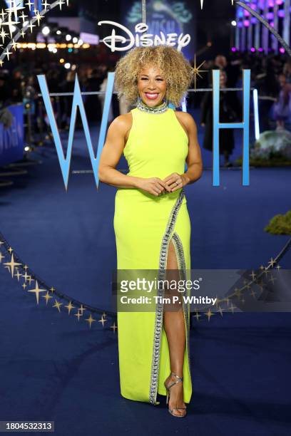 Ria Hebden attends the "Wish" UK Premiere at Odeon Luxe Leicester Square on November 20, 2023 in London, England.