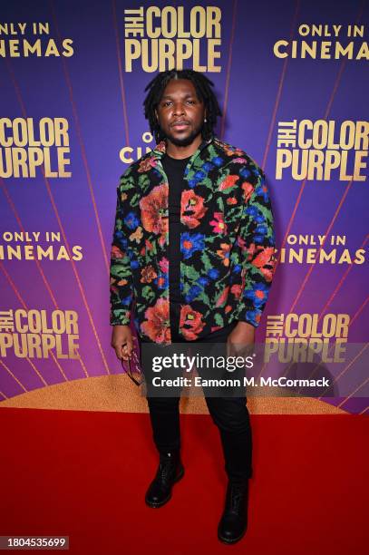 Yomi Sode attends a VIP screening of "The Color Purple" on November 20, 2023 at the Regent Street Cinema in London, England.