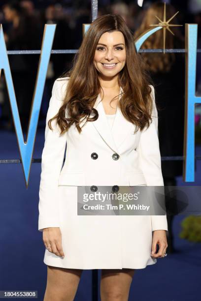 Gemma Bird attends the "Wish" UK Premiere at Odeon Luxe Leicester Square on November 20, 2023 in London, England.