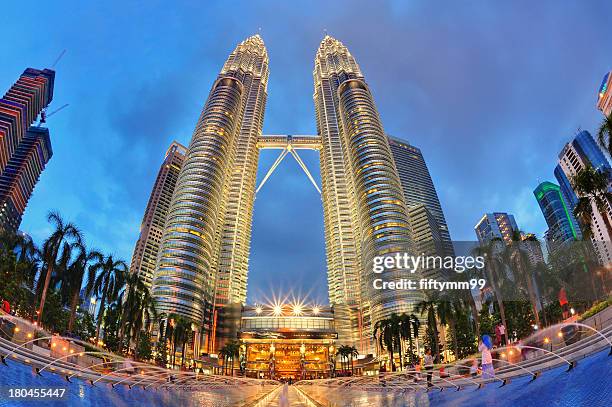 kuala lumpur city centre - malaysia - kuala lumpur twin tower stock pictures, royalty-free photos & images