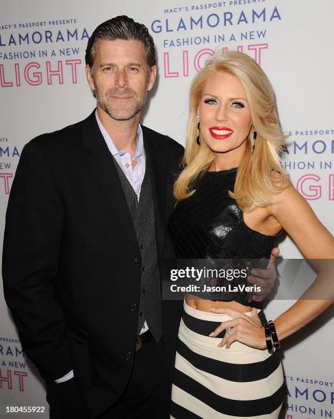 Slade Smiley and Gretchen Rossi attend Macy's Passport presents Glamorama at Orpheum Theatre on September 12, 2013 in Los Angeles, California.