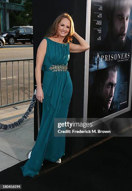 Actress Melissa Leo attends the premiere of Warner Bros. Pictures' "Prisoners" at the Academy of Motion Picture Arts and Sciences on September 12,...