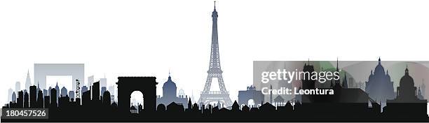 sehr detaillierte paris (alle gebäude ist beweglich und komplett) - bastille paris stock-grafiken, -clipart, -cartoons und -symbole