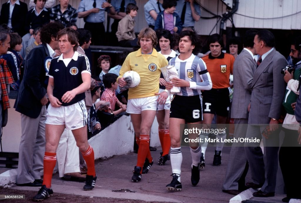 International Football Friendly.Scotland v Argentina.Kenny Dalglish