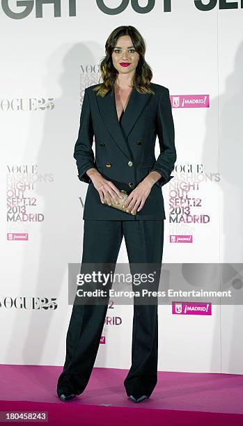 Dafne Fernandez attends Vogue Fashion Night Out Madrid 2013 on September 12, 2013 in Madrid, Spain.