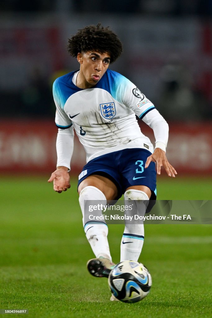 England Rico Rico Lewis of England makes a pass during the UEFA EURO 2024 European ...