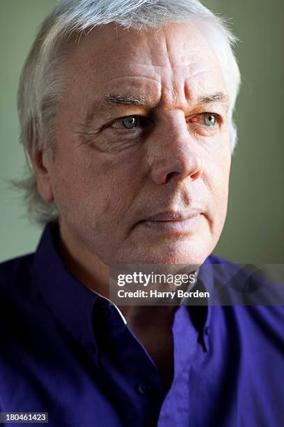 Conspiracy theorist David Icke is photographed for the Sunday Times magazine on April 2, 2013 in Ryde, England.