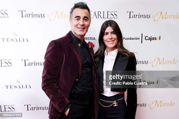 Jorge Ramses and Elodie Doral attends the "Fearless Flamenco Y Diseño" Awards 2023 at Corral de la Morería on November 20, 2023 in Madrid, Spain.