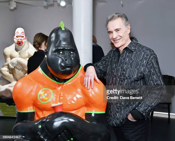 Mauro Perucchetti attends The Tusk Gorilla Trail Auction 2023 at Unit X on November 20, 2023 in London, England.