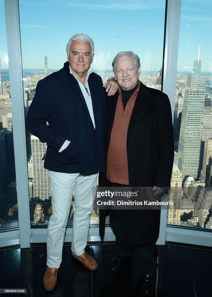 John O'Hurley and David Frei Light the Empire State Building in Honor of the National Dog Show