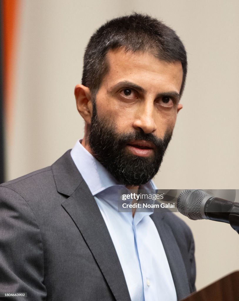 Mosab Rashid Mosab Hassan Yousef speaks at a screening of uncensored footage from ...