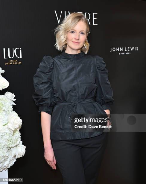 Savannah Miller attends the London launch of Vivere by Savannah Miller at Luci on November 20, 2023 in London, England.