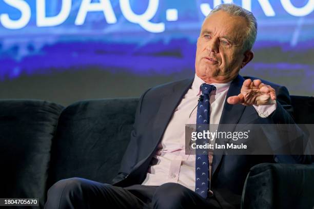 Independent presidential candidate Robert F. Kennedy Jr. Speaks at RiskOn360! GlobalSuccess Conference at Ahern Hotel and Convention Center on...