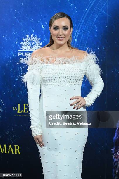 Marta Riesco attends the Madrid premiere of "La Ley Del Mar" at Cines Callao on November 20, 2023 in Madrid, Spain.