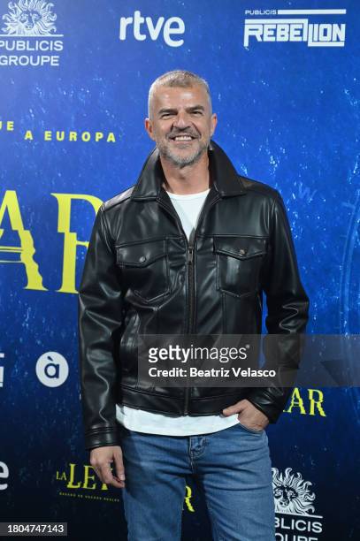 Raul Castello attends the Madrid premiere of "La Ley Del Mar" at Cines Callao on November 20, 2023 in Madrid, Spain.