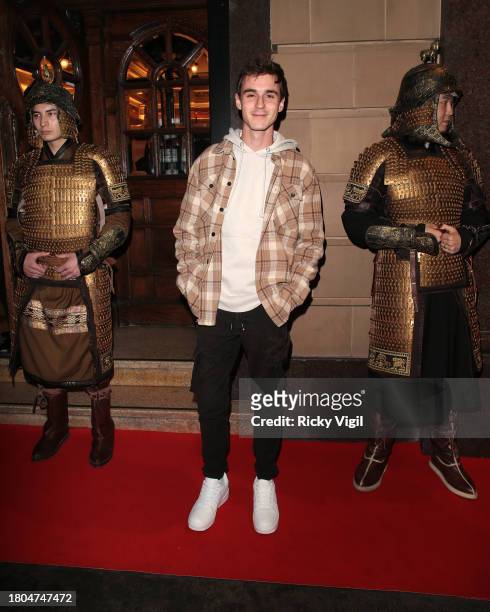 Robbie White seen attending The Mongol Khan - press night at London Coliseum on November 20, 2023 in London, England.