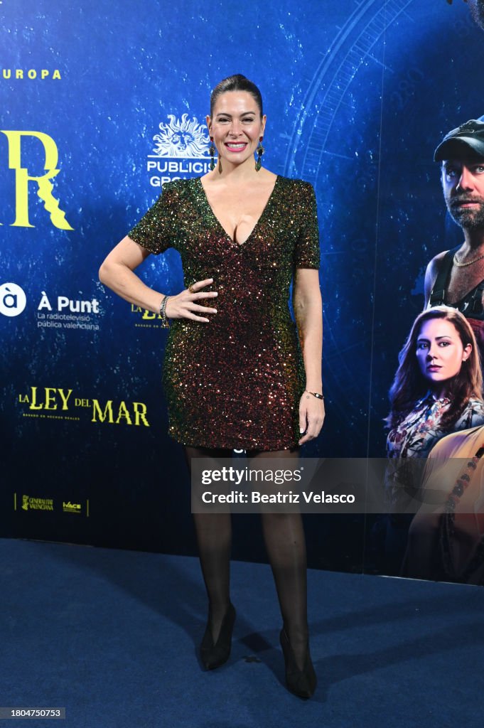 Mar Montoro attends the Madrid premiere of "La Ley Del Mar" at Cines