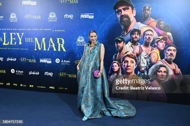 Luceral attends the Madrid premiere of "La Ley Del Mar" at Cines Callao on November 20, 2023 in Madrid, Spain.