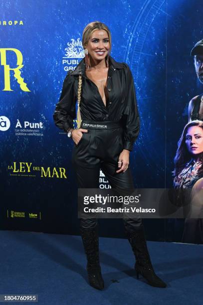 Beatriz Jarrin attends the Madrid premiere of "La Ley Del Mar" at Cines Callao on November 20, 2023 in Madrid, Spain.