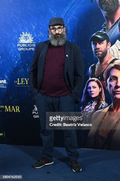 Carlos Thero attends the Madrid premiere of "La Ley Del Mar" at Cines Callao on November 20, 2023 in Madrid, Spain.