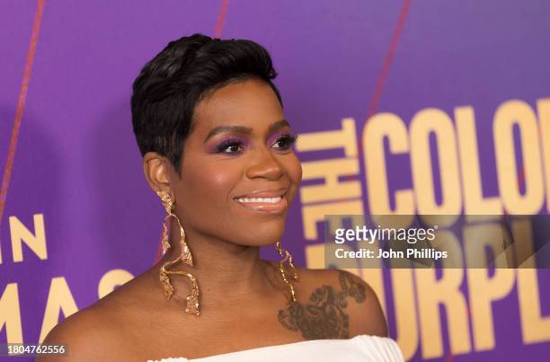 Fantasia Barrino attends "The Color Purple" special screening at Vue West End on November 20, 2023 in London, England.