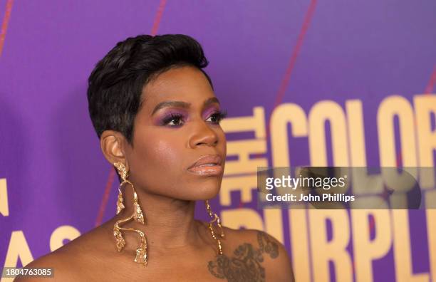 Fantasia Barrino attends "The Color Purple" Special Screening at Vue West End on November 20, 2023 in London, England.