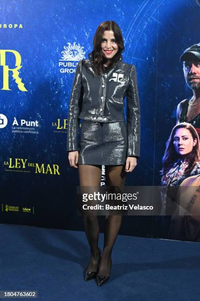 María Luisa Mayol attends the Madrid premiere of "La Ley Del Mar" at Cines Callao on November 20, 2023 in Madrid, Spain.