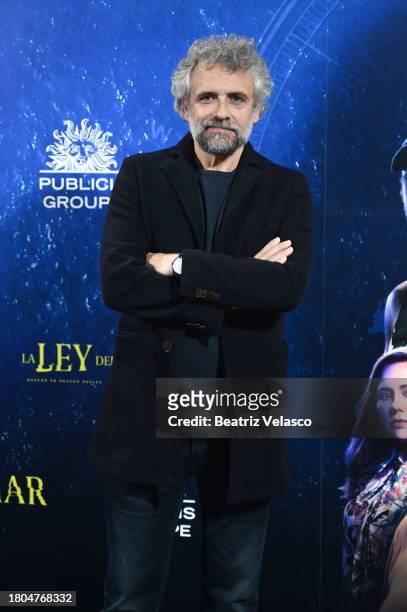 Pau Dura attends the Madrid premiere of "La Ley Del Mar" at Cines Callao on November 20, 2023 in Madrid, Spain.