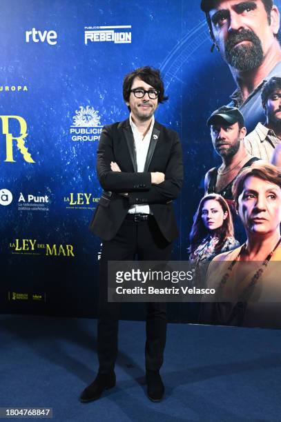 Flippy attends the Madrid premiere of "La Ley Del Mar" at Cines Callao on November 20, 2023 in Madrid, Spain.