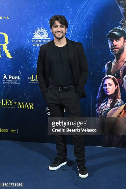 Ramon Bodenas attends the Madrid premiere of "La Ley Del Mar" at Cines Callao on November 20, 2023 in Madrid, Spain.