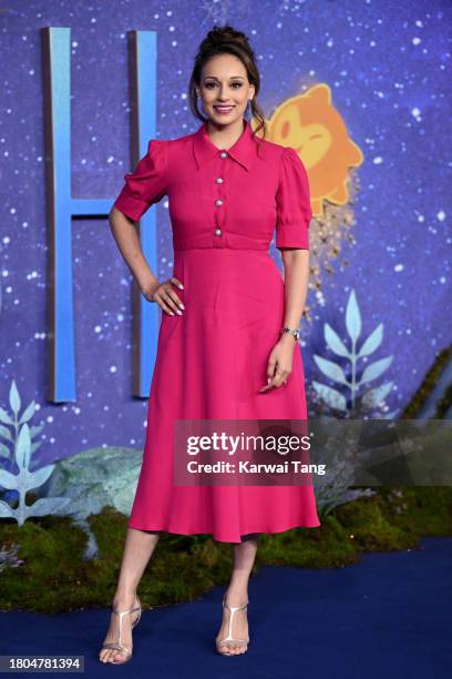 Seema Jaswal attends the "Wish" UK Premiere at Odeon Luxe Leicester Square on November 20, 2023 in London, England.