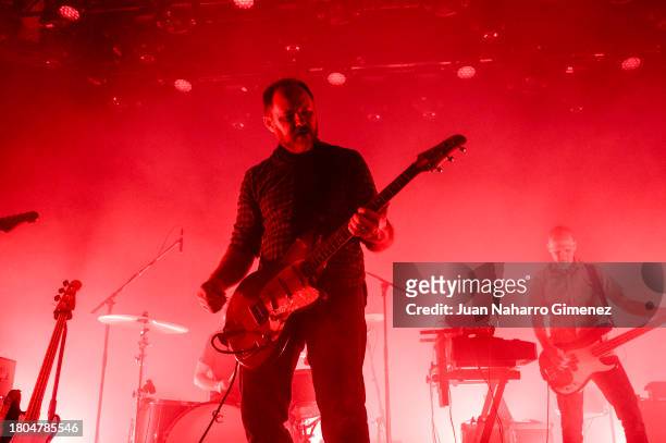 Musician Michael James of Explosions In The Sky performs at La Riviera on November 20, 2023 in Madrid, Spain.