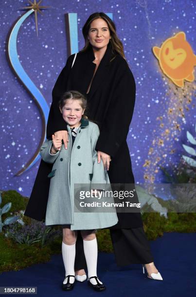 Alexandra Felstead and guest attend the "Wish" UK Premiere at Odeon Luxe Leicester Square on November 20, 2023 in London, England.