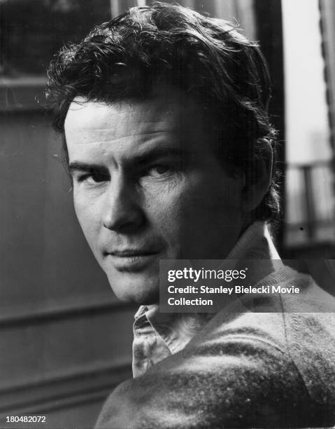 Promotional headshot of actor Horst Buchholz, as he appears in the film 'The Great Waltz', 1972.