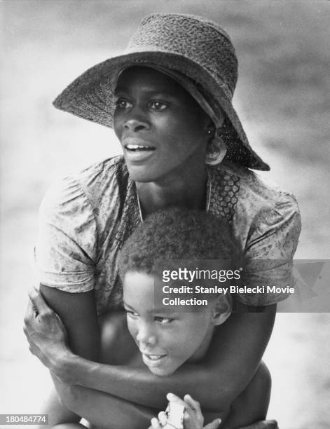 Actress Cicely Tyson in a scene from the movie Sounder, 1972.