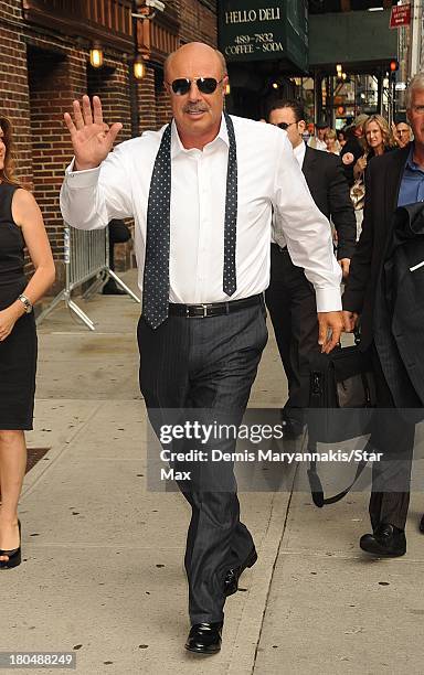 Talk Show Host Dr. Phil McGraw is seen on September 12, 2013 in New York City.