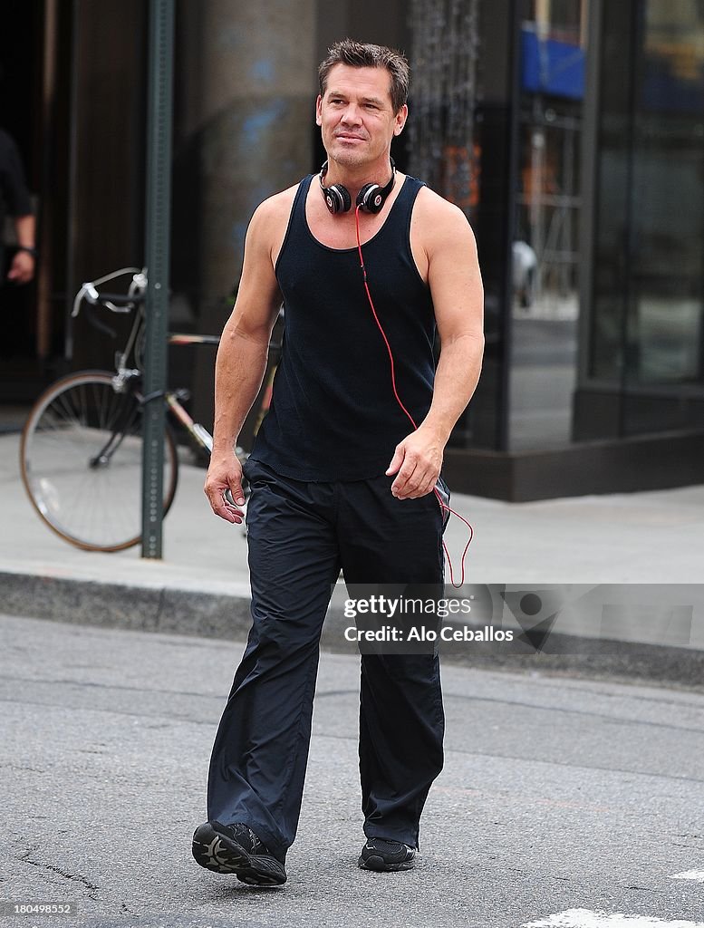 Celebrity Sightings In New York City - September 13, 2013