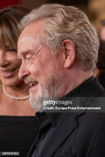 Ridley Scott during the premiere of the film "Napoleon" at the Prado Museum, on November 20 in Madrid, Spain.