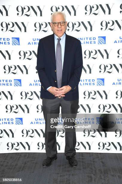 David Rubenstein attends Iconic America: David Rubenstein and Ken Burns in conversation at The 92nd Street Y, New York on November 20, 2023 in New...